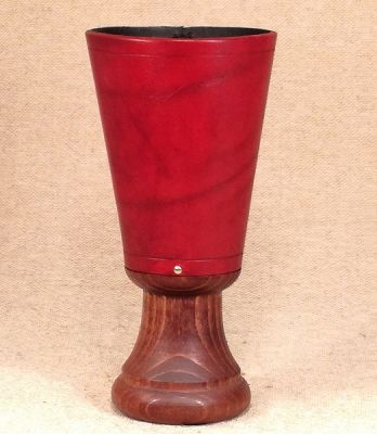 Leather Wine Goblet