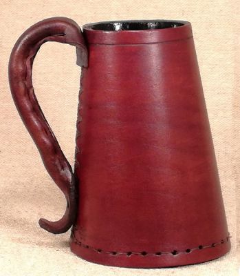 Tudor Leather Tankard. Large