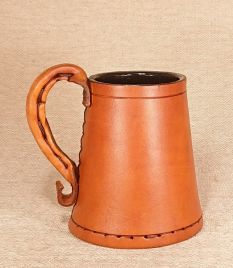 Tudor Leather Tankard. Small