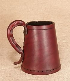 Tudor Leather Tankard. Small