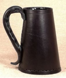 Tudor Leather Tankard. Large