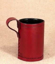 Viking Leather Thumb Beaker