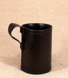 Viking Leather Thumb Beaker