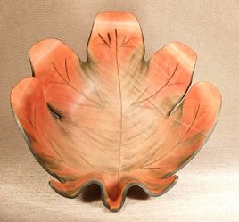 Hand Moulded Leaf Bowls