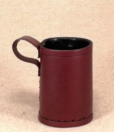 Viking Leather Thumb Beaker